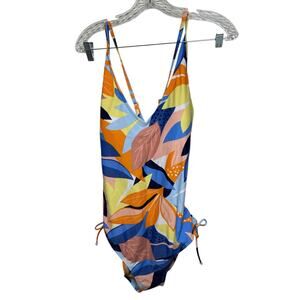 Kona Sol Women's One piece Multicolored Size extra Large (16) Swimsuit (NWT)